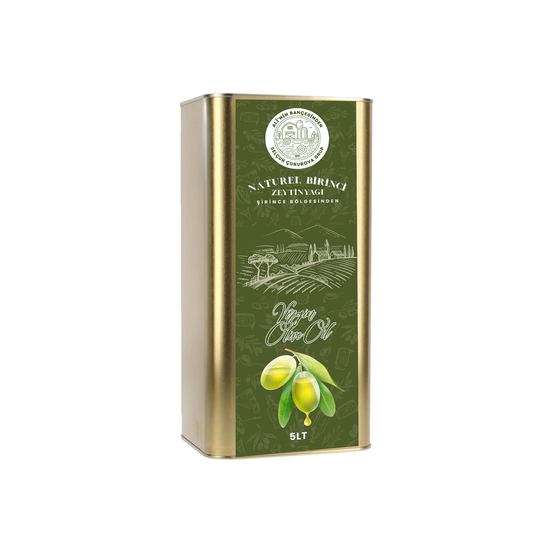Alinin Bahçesinden Natural Birinci Zeytinyağı 5000 lt