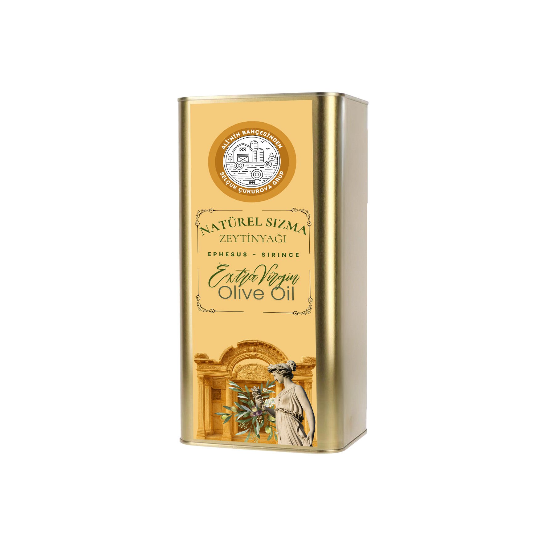 Alinin Bahçesinden Natural Sızma Zeytinyağı 5 LT